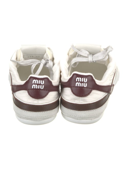 Miu Miu Mesh Striped Sneakers