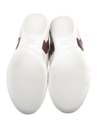 Miu Miu Mesh Striped Sneakers