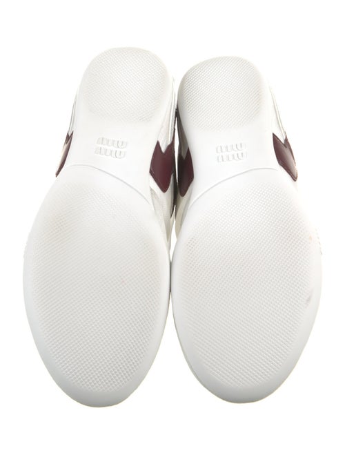 Miu Miu Mesh Striped Sneakers