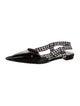 Miu Miu Patent Leather Printed Slingback Flats