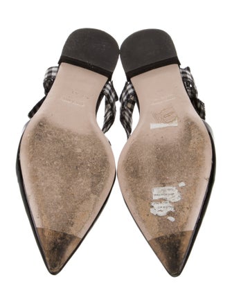Miu Miu Patent Leather Printed Slingback Flats