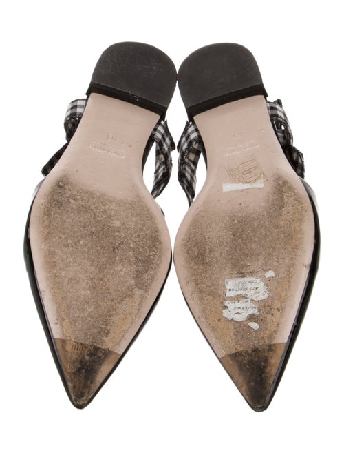 Miu Miu Patent Leather Printed Slingback Flats