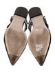 Miu Miu Patent Leather Printed Slingback Flats