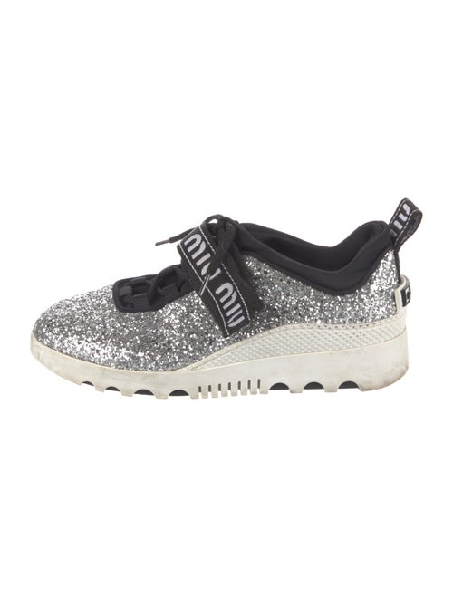 Miu Miu Glitter Sneakers
