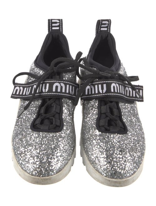 Miu Miu Glitter Sneakers