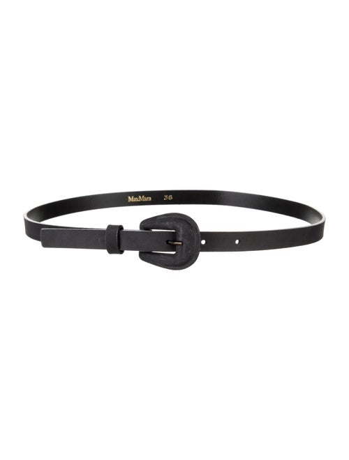 Max Mara Skinny Leather Belt