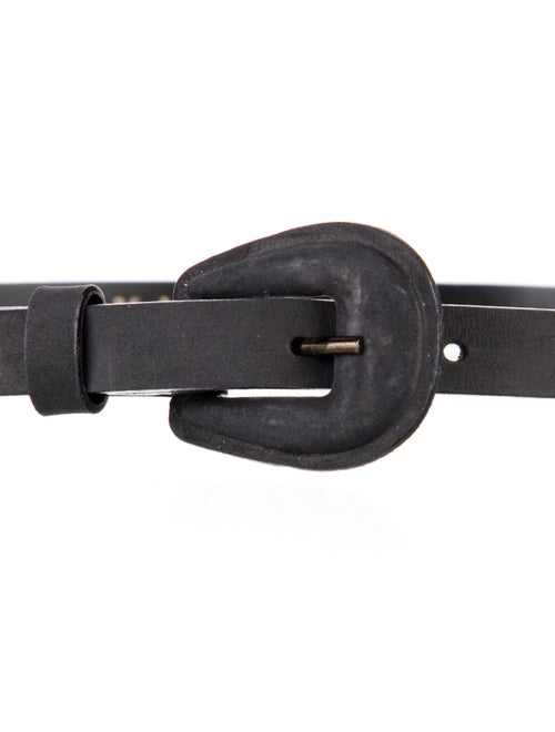 Max Mara Skinny Leather Belt