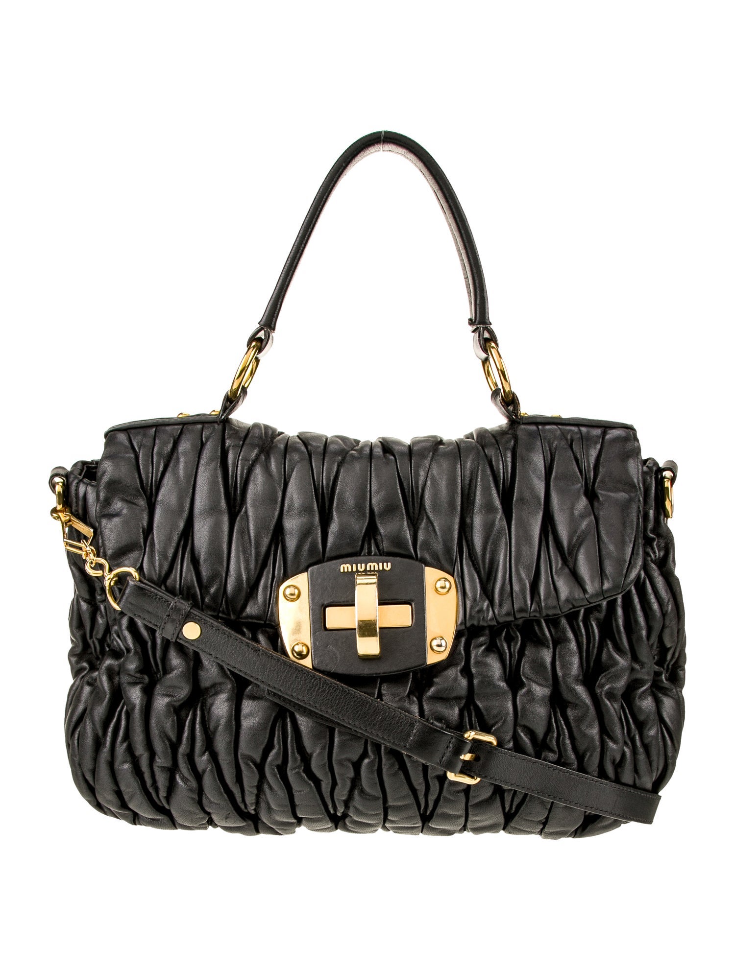 Miu Miu Leather Shoulder Bag