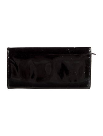 Miu Miu Patent Leather Continental Wallet