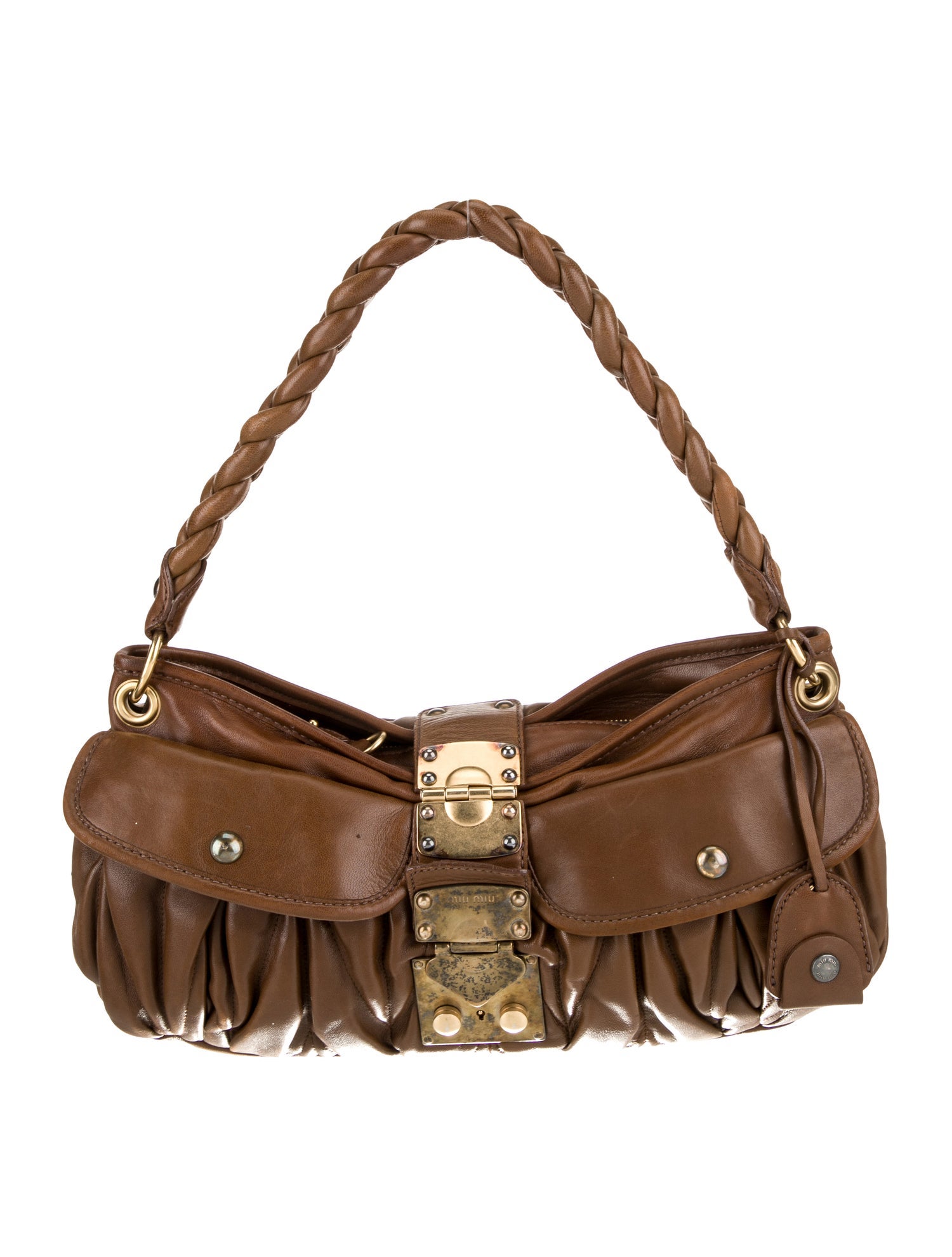 Miu Miu Leather Shoulder Bag