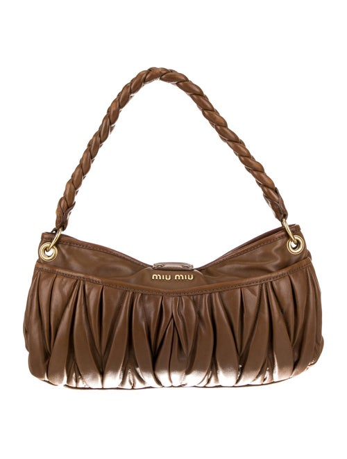 Miu Miu Leather Shoulder Bag