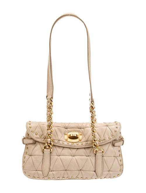 Miu Miu Leather Shoulder Bag