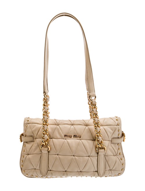 Miu Miu Leather Shoulder Bag