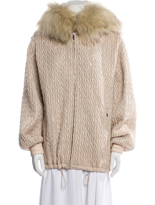 Miu Miu 2021 Nylon Faux Fur Jacket