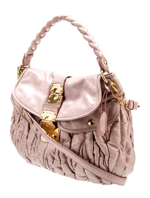 Miu Miu Leather Nappa Matelasse Coffer