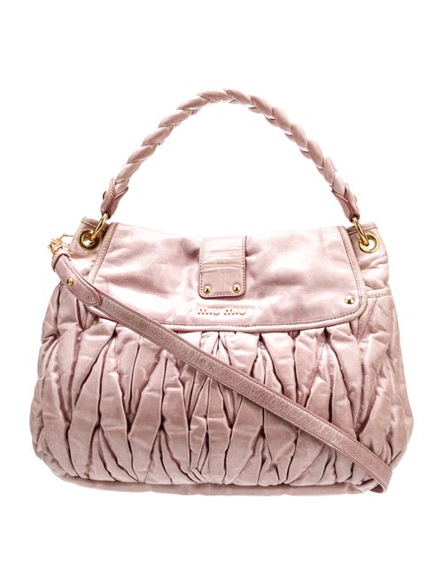 Miu Miu Leather Nappa Matelasse Coffer