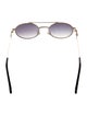 Miu Miu Round Gradient Sunglasses