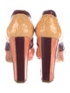 Miu Miu Patent Leather Colorblock Pattern Pumps