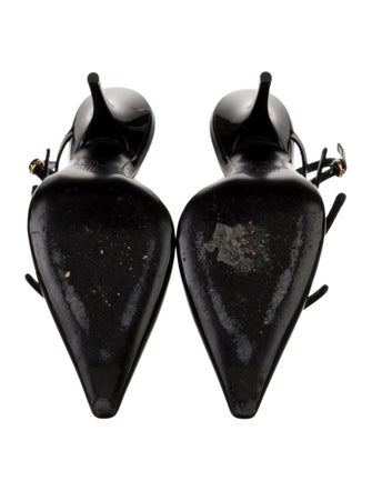 Miu Miu Patent Leather Slingback Pumps