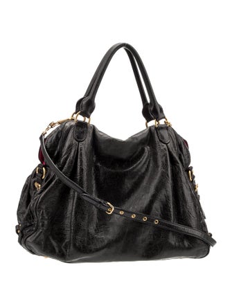 Miu Miu Leather Top Handle Bag