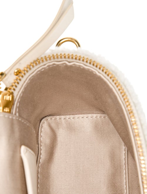 Miu Miu Shearling Top Handle Bag