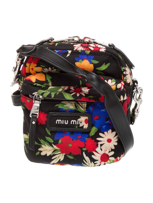 Miu Miu Canvas Crossbody Bag