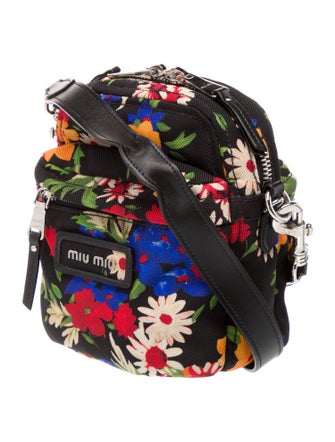 Miu Miu Canvas Crossbody Bag
