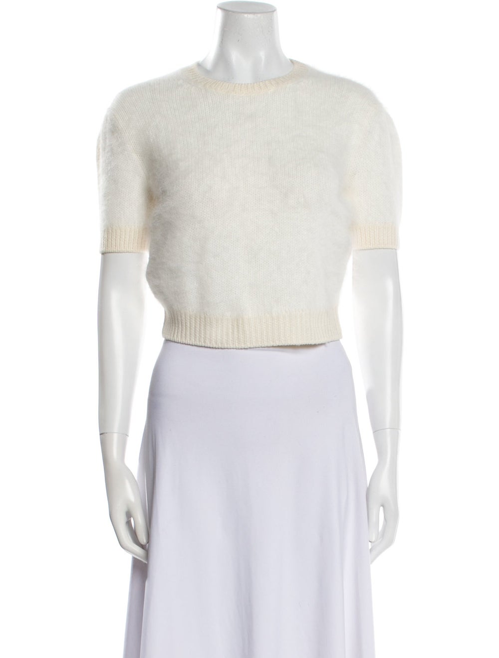 Miu Miu Angora Cropped Sweater From the 2015 Coll… - image 1