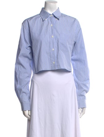 Miu Miu 2023 Striped Crop Top