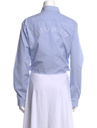 Miu Miu 2023 Striped Crop Top