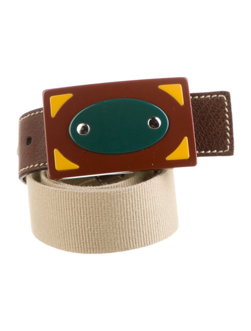 Miu Miu Canvas Belt