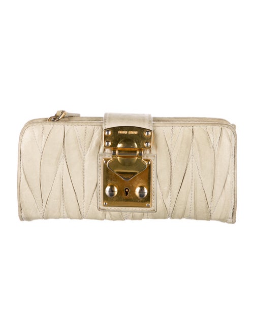 Miu Miu Leather Continental Wallet