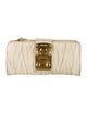 Miu Miu Leather Continental Wallet