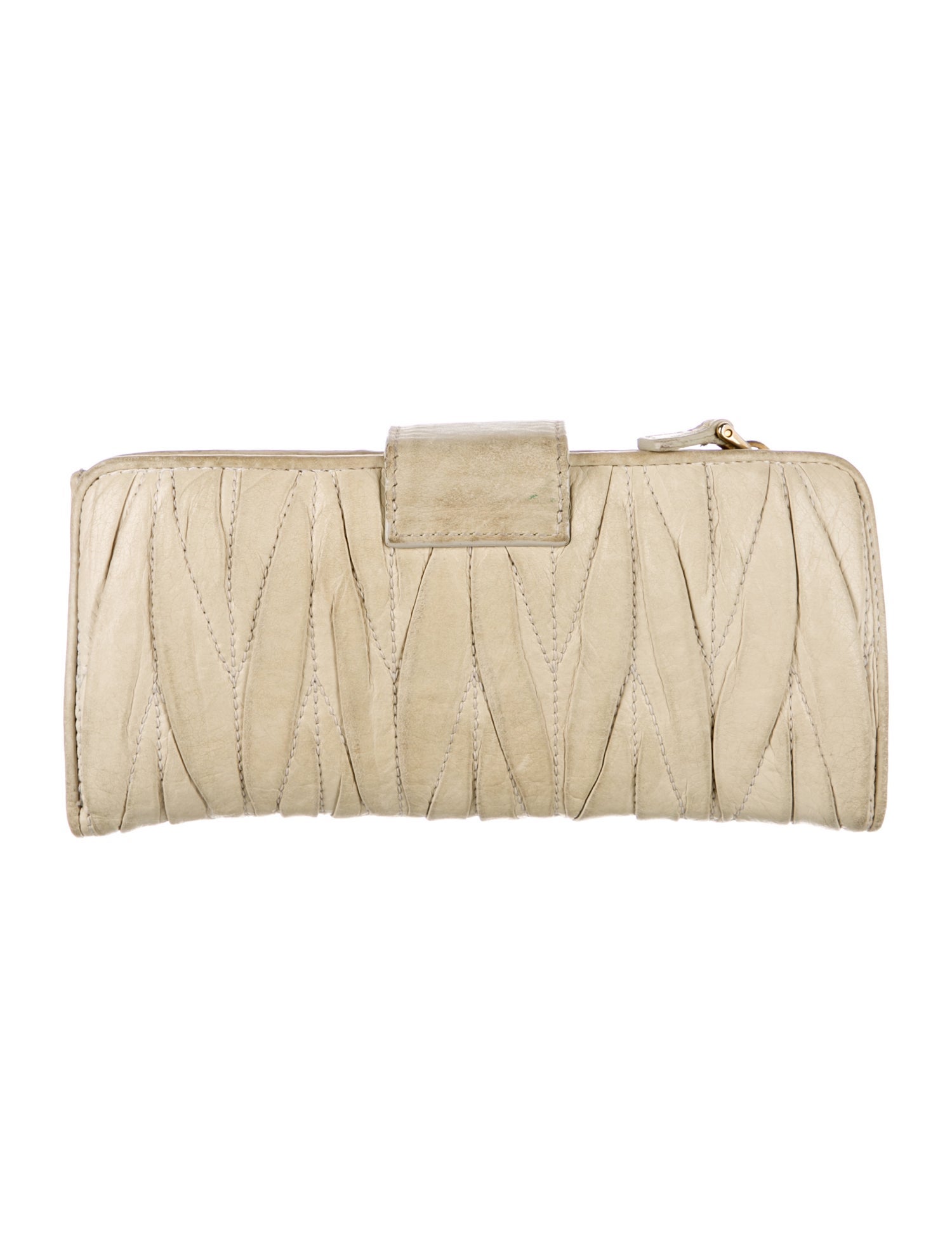 Miu Miu Leather Continental Wallet