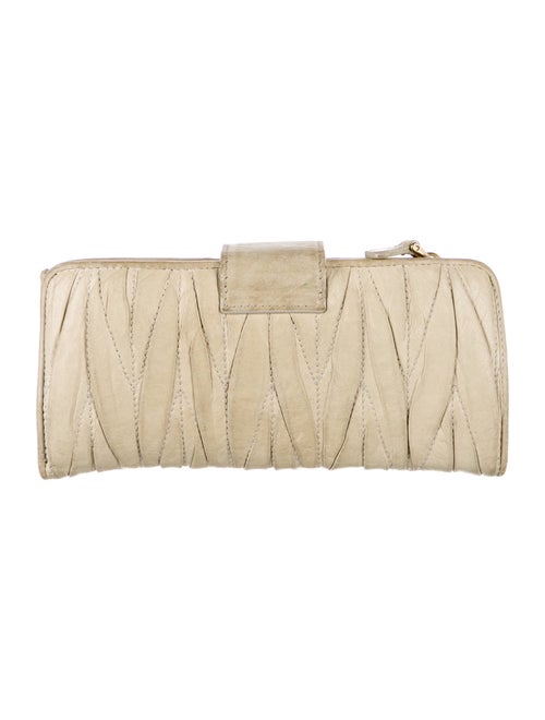 Miu Miu Leather Continental Wallet