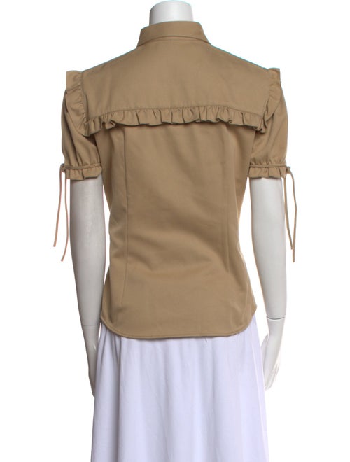 Miu Miu 2019 Short Sleeve Button-Up Top