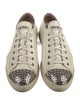 Miu Miu Patent Leather Studded Accents Sneakers
