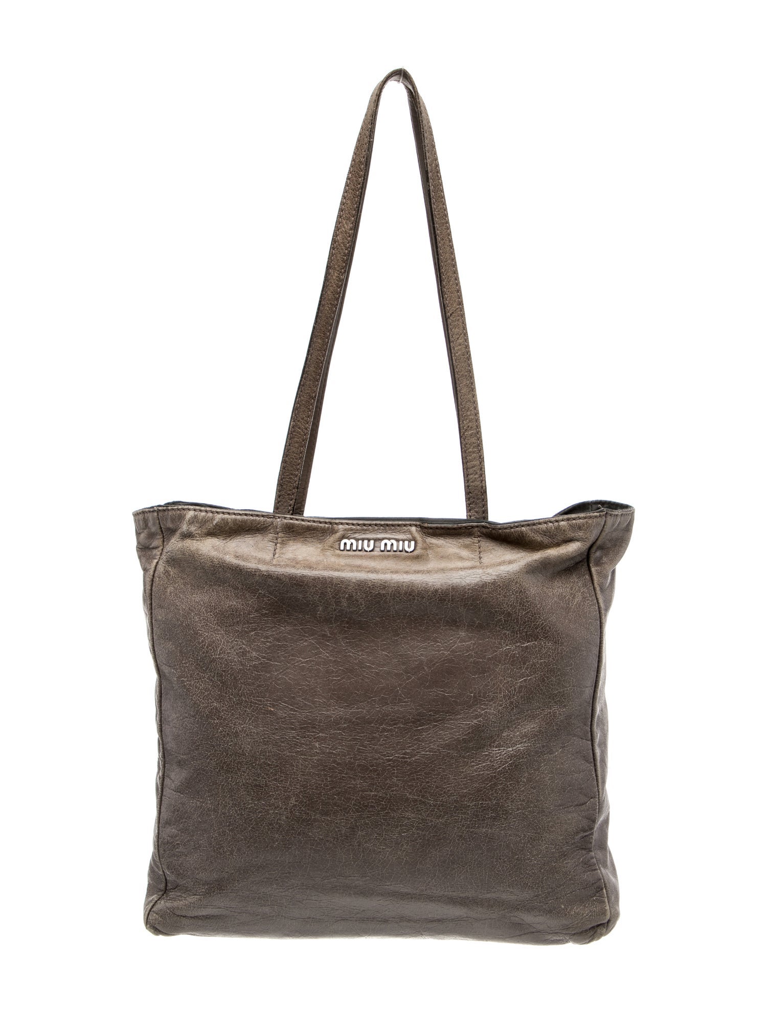 Miu Miu Leather Tote