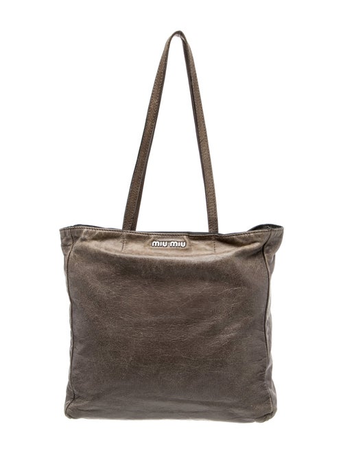 Miu Miu Leather Tote