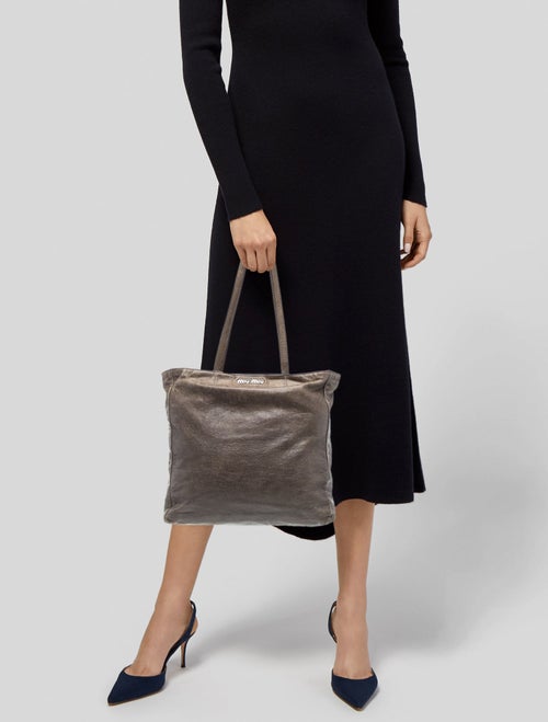 Miu Miu Leather Tote
