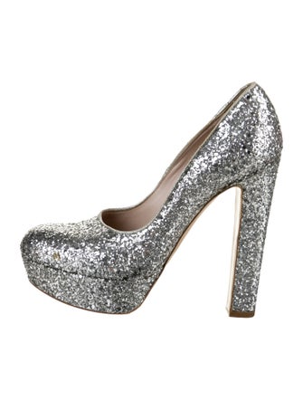 Miu Miu Glitter Pumps