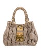 Miu Miu Leather Top Handle Bag