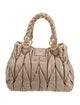 Miu Miu Leather Top Handle Bag