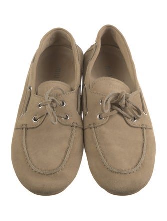 Miu Miu Suede Moccasins