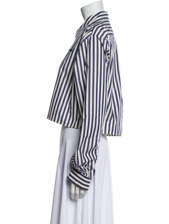 Miu Miu 2025 Striped Crop Top