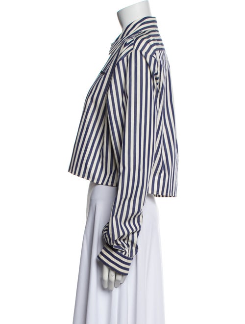 Miu Miu 2025 Striped Crop Top