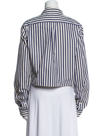 Miu Miu 2025 Striped Crop Top