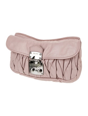 Miu Miu Leather Clutch