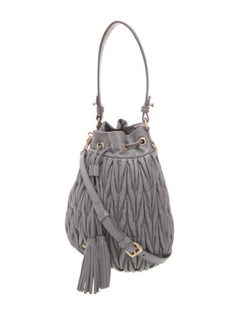 Miu Miu Lambskin Bucket Bag