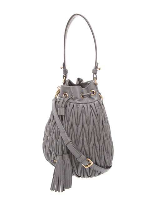Miu Miu Lambskin Bucket Bag